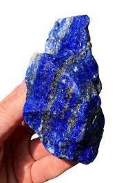 Brilliant blue variety of the mineral lazurite used as a gemstone (5,6) - wordplays.com