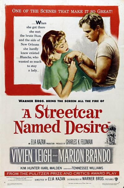 Marlon Brando and Vivien Leigh drama, A Streetcar Named ___ - wordplays.com
