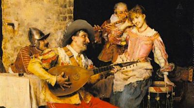 Sings to one's sweetheart - wordplays.com