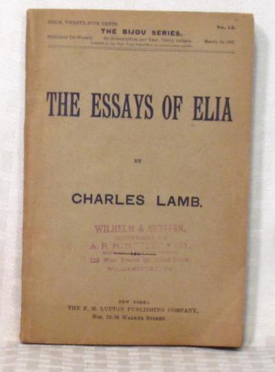 Alias of essayist and poet Charles Lamb - wordplays.com